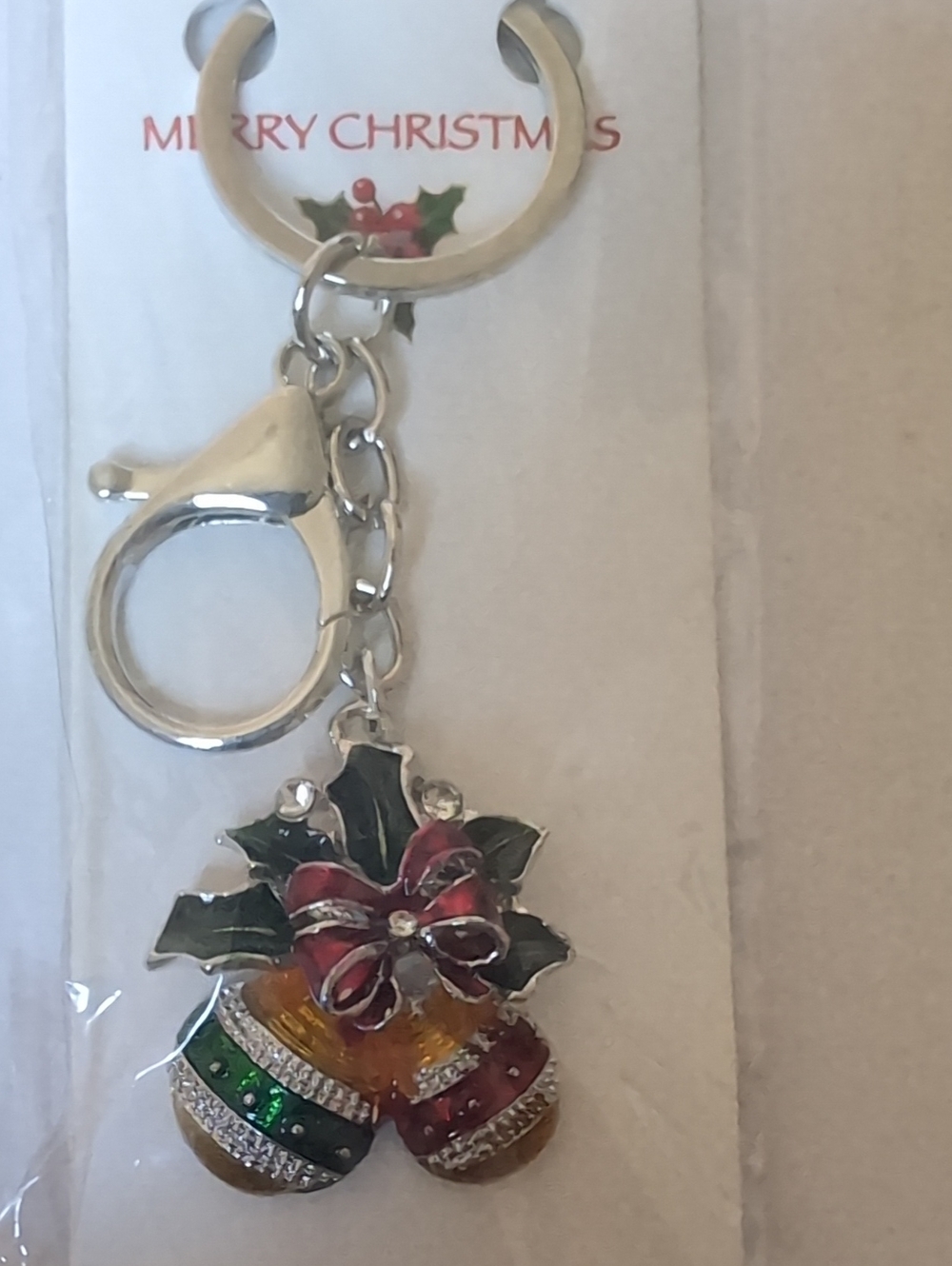 Christmas Bag Charm / Keychain NIP
